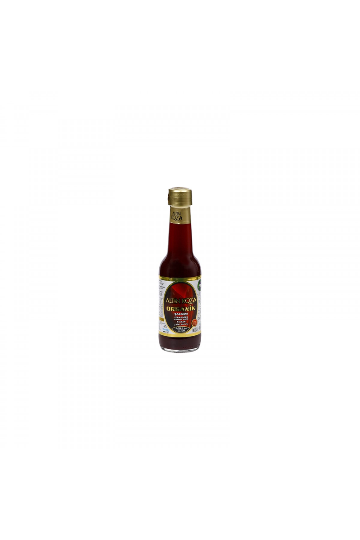 Altın Koza Organik Şalgam Suyu 250 Ml  - Acılı 24'lü Paket